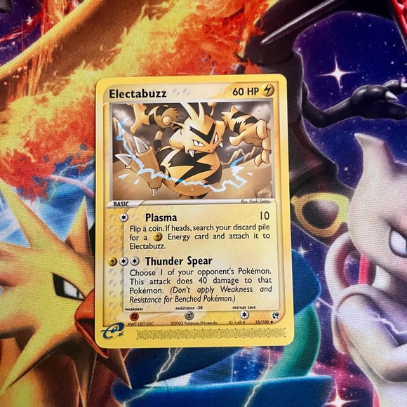 Pokemon | Other | Pokmon Electabuzz Ex Sandstorm Card 203 | Poshmark